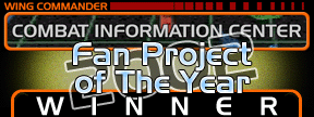 Voted Wing Commander CIC's Fan Project of the Year 2002