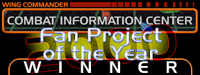 Voted Wing Commander CIC's Fan Project of the Year 2000